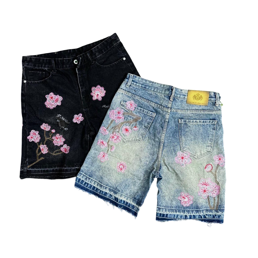 Cherry Blossom Jorts